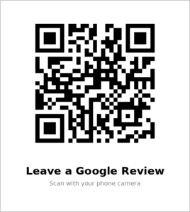 QR code to leave a Google review for A 24 Hour Bail Bonding