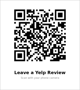 QR code to leave a Yelp review for A 24 Hour Bail Bonding